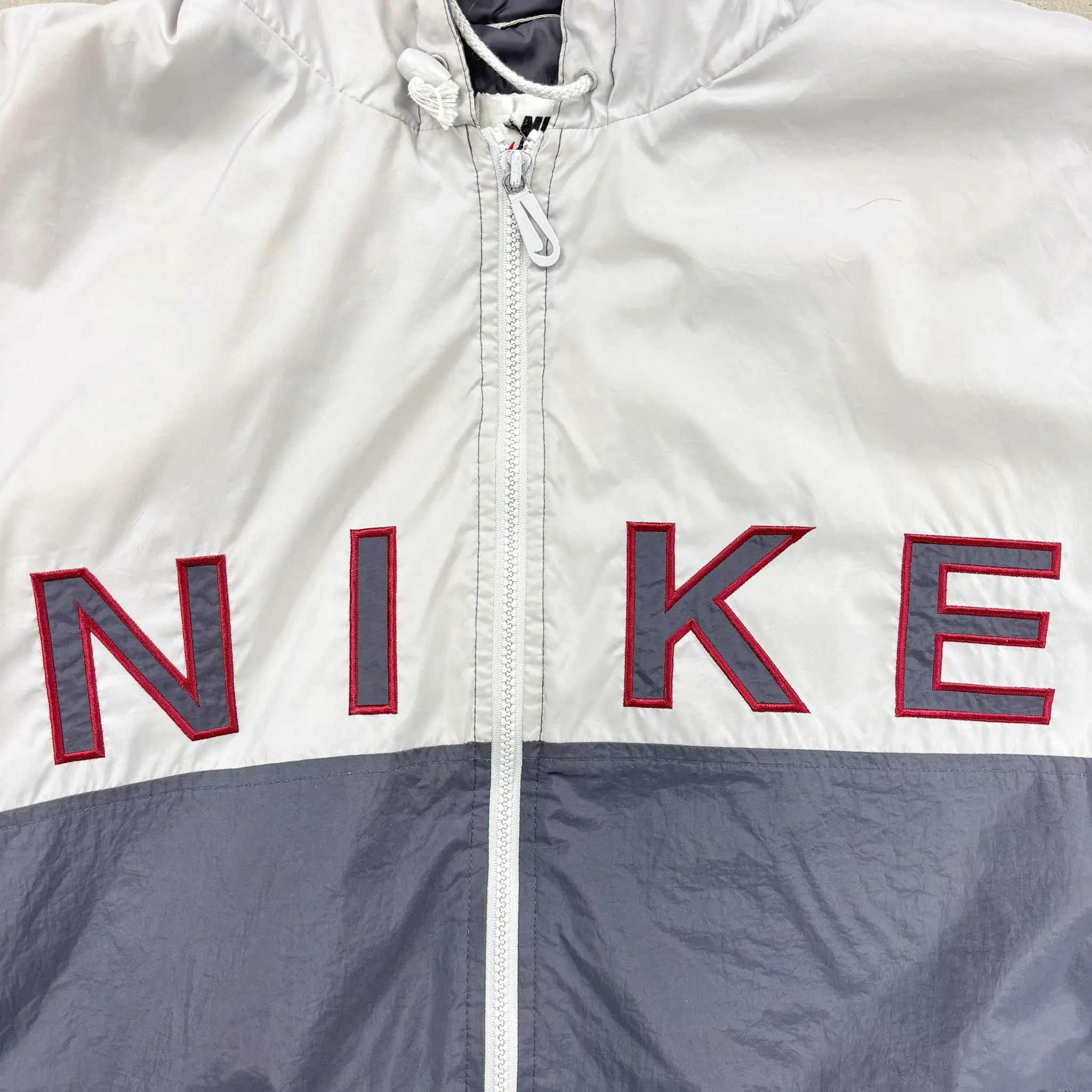 F- Vintage 90s Nike Embroidered Text Zip Up Winter Jacket sold by HG Vintage product image thumbnail 2