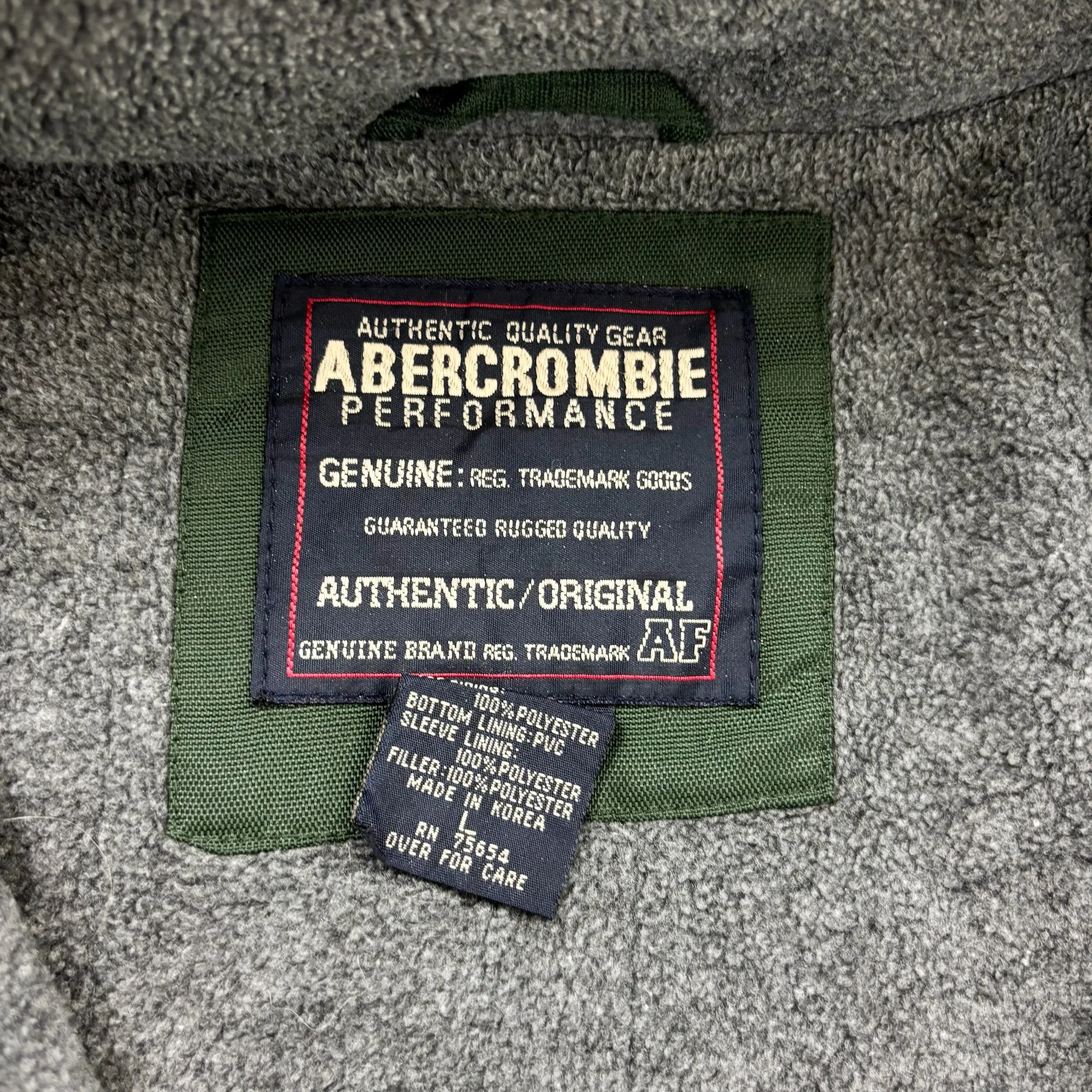 F- Vintage Abercrombie & Fitch Fleece Lined Winter Jacket sold by HG Vintage product image thumbnail 2