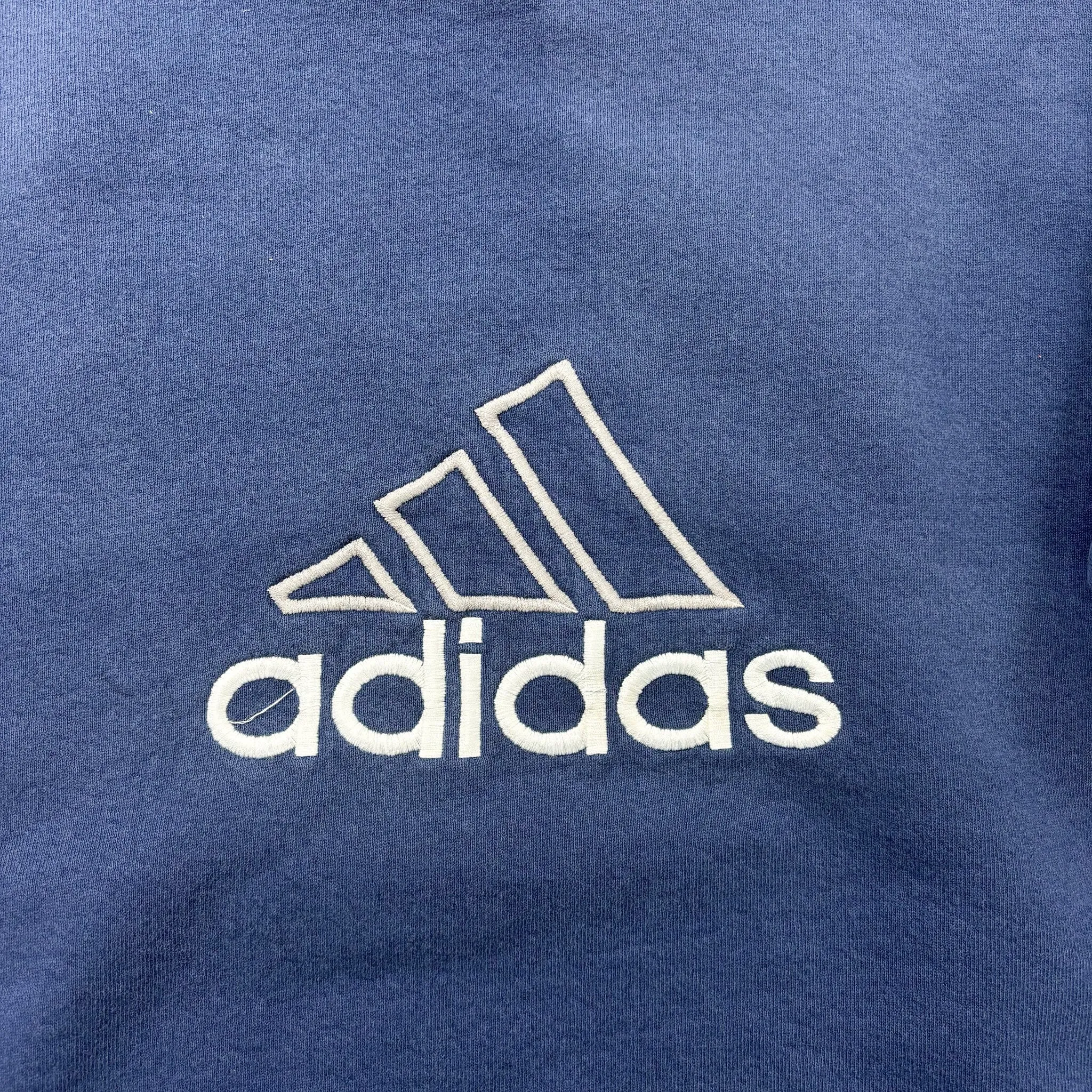 F- Vintage Adidas Embroidered Center Chest Text & Logo Crewneck sold by HG Vintage product image thumbnail 2