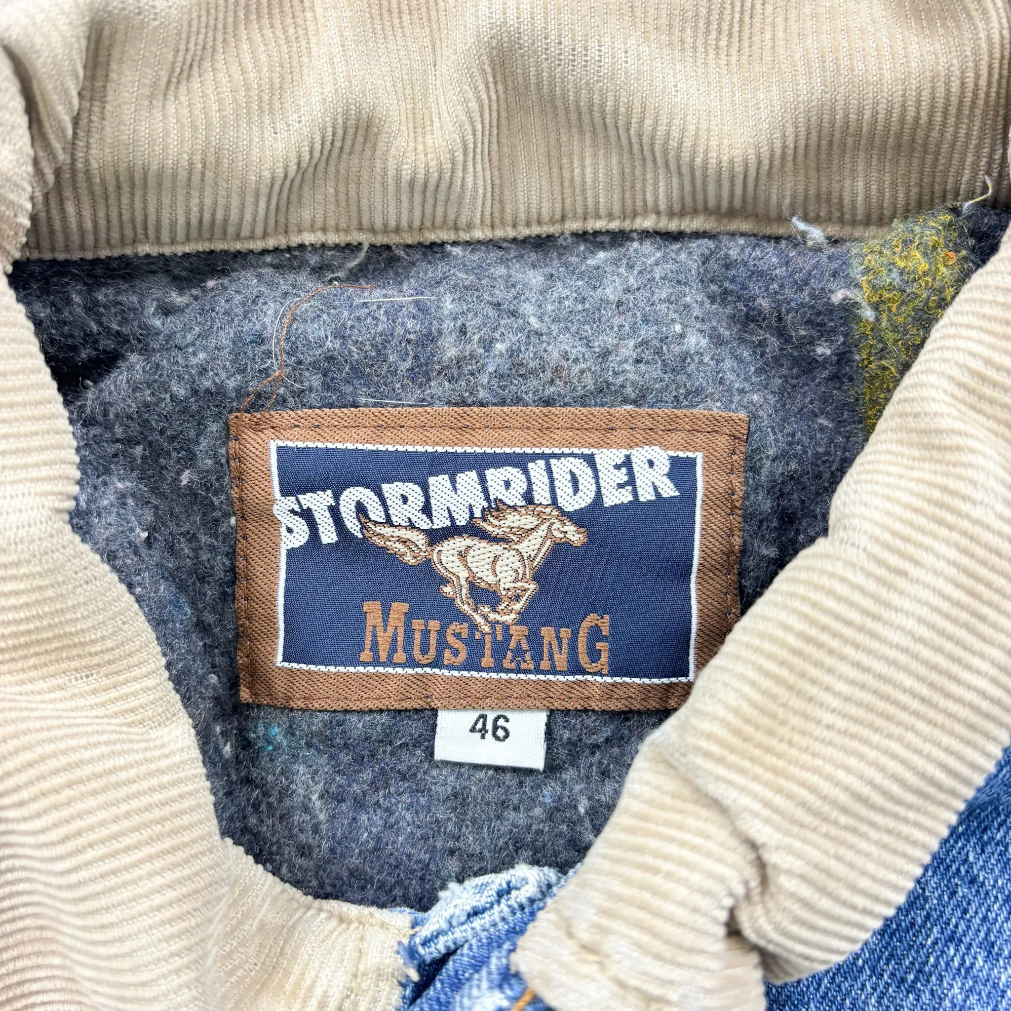 F- Storm Rider Mustang Blanket Lined Denim Jacket sold by HG Vintage product image thumbnail 3