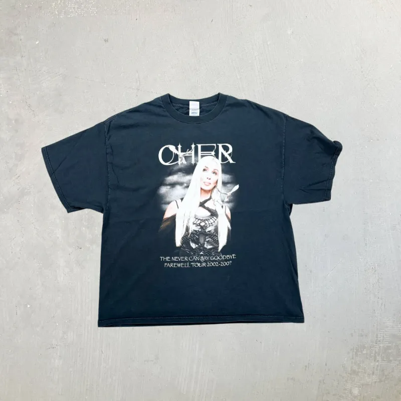 F- Vintage '02 Cher Never Can Say Goodbye Tour Picture Tee sold by HG Vintage