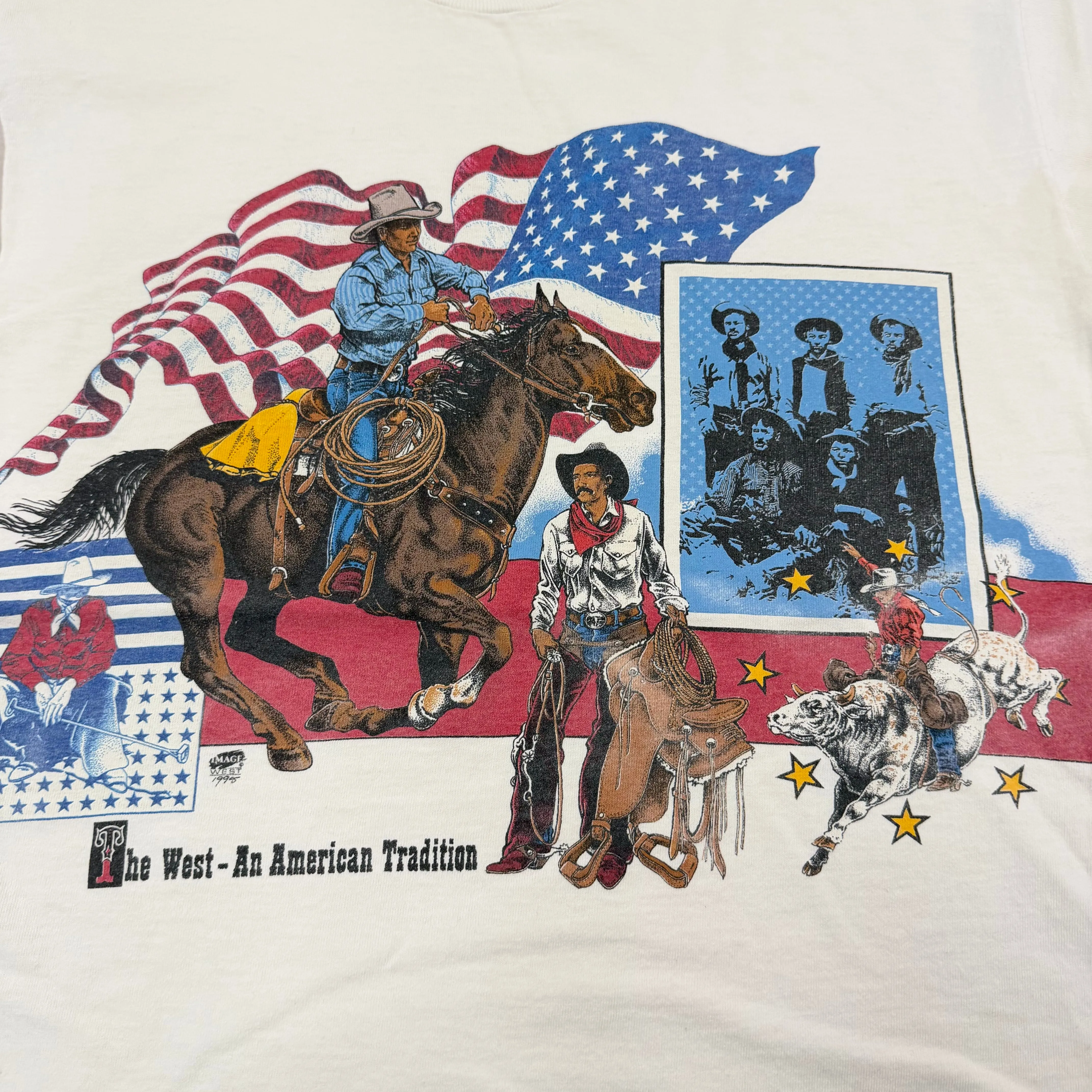 F- Vintage The West An American Tradition Graphic Single Stitch Tee sold by HG Vintage product image thumbnail 2