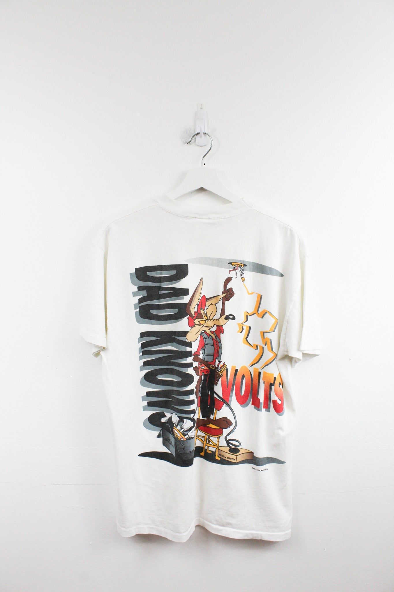 Wile e. Coyote Electrician Tee sold by HG Vintage product image thumbnail 3