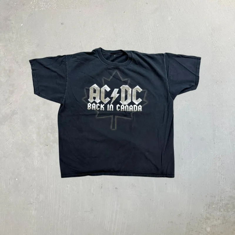 F- '09 AC/DC Back In Canada Tour Graphic Tee sold by HG Vintage