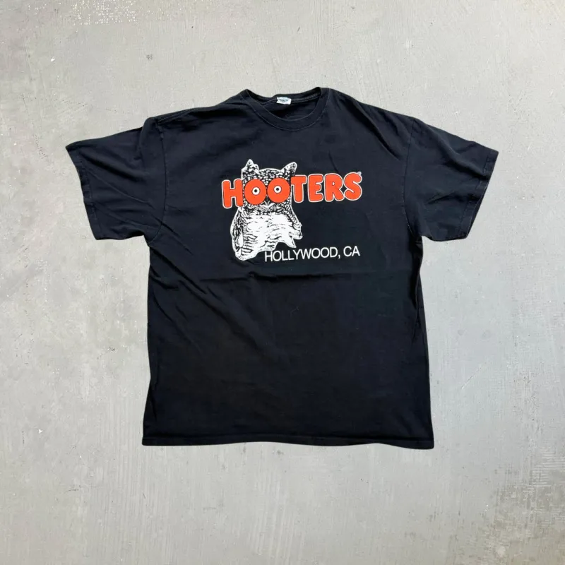 F- Vintage Hooters Hollywood California Graphic Tee sold by HG Vintage