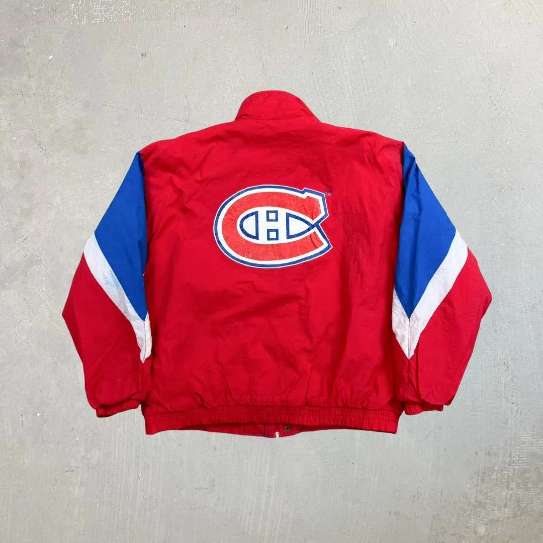 F- Vintage Montreal Canadiens NHL New Faces Zip Up Winter Jacket sold by HG Vintage product image thumbnail 2