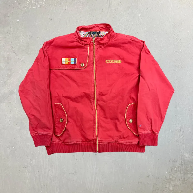 F- Vintage Coogi Embroidered Bird & Swords Zip Up Jacket sold by HG Vintage