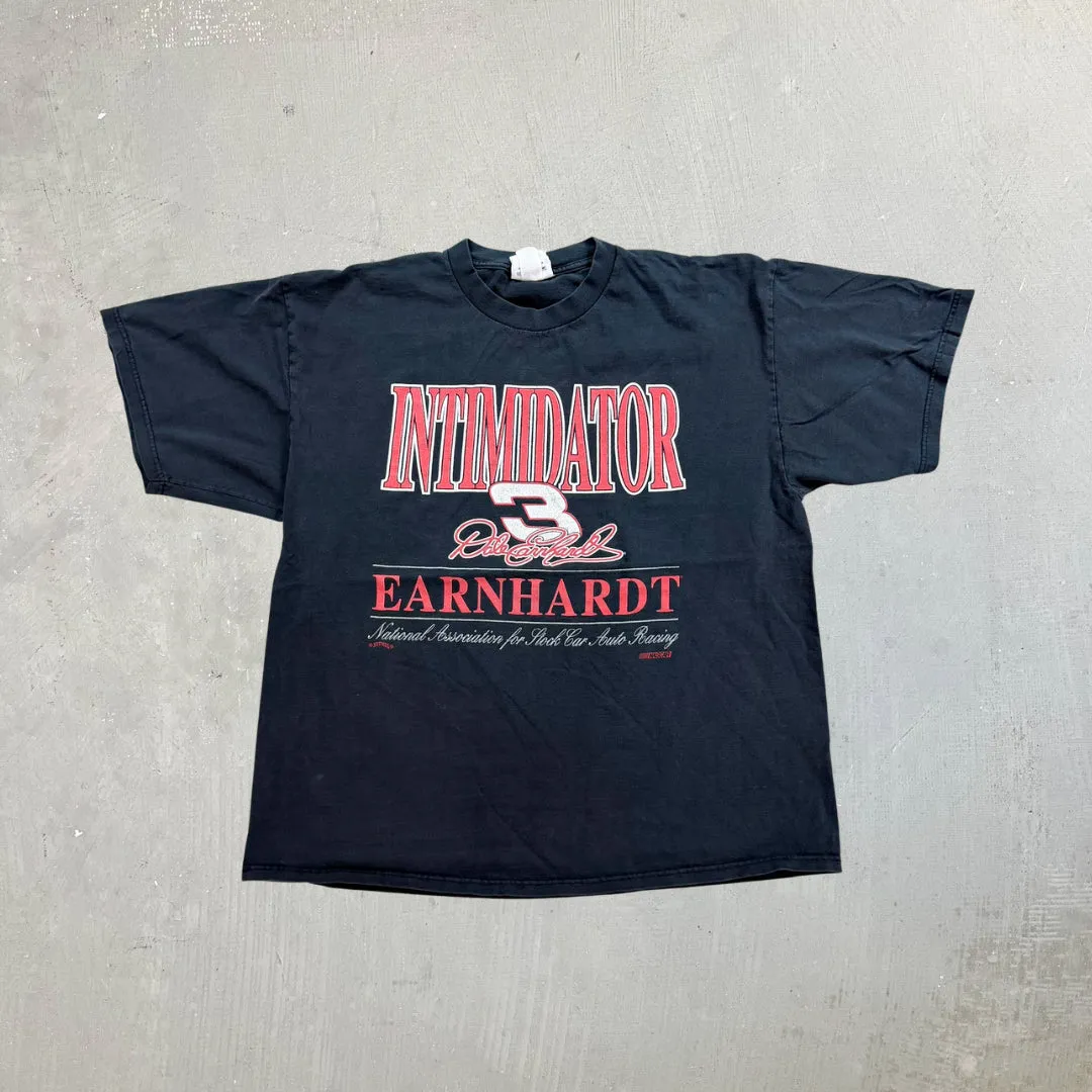 F- Vintage Nascar Chase Authentic Dale Earnhardt Intimidator Text Tee sold by HG Vintage
