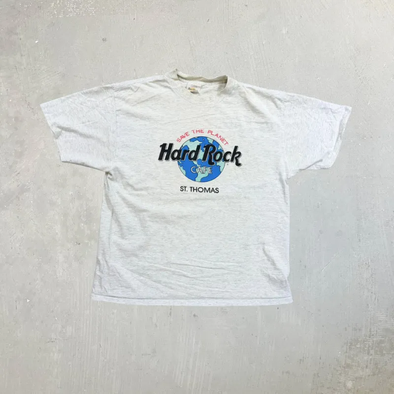 F- Vintage Hard Rock Cafe St Thomas Made In USA Single Stitch Tee sold by HG Vintage