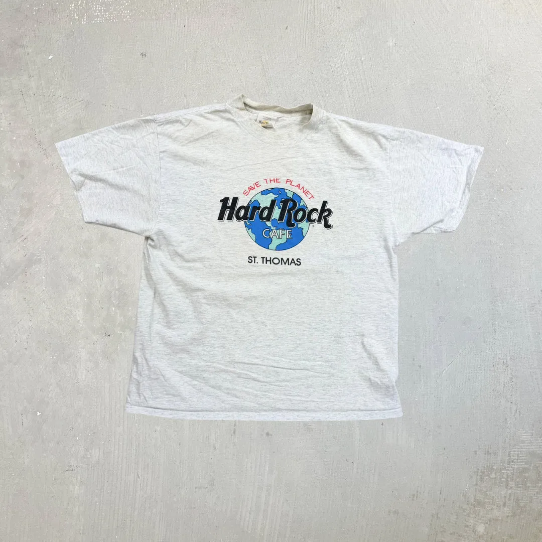 F- Vintage Hard Rock Cafe St Thomas Made In USA Single Stitch Tee sold by HG Vintage