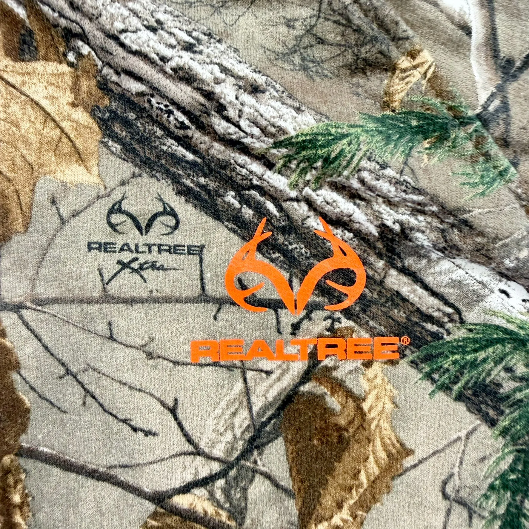 F- Real Tree Xtra Camo Pattern Hoodie sold by HG Vintage product image thumbnail 2