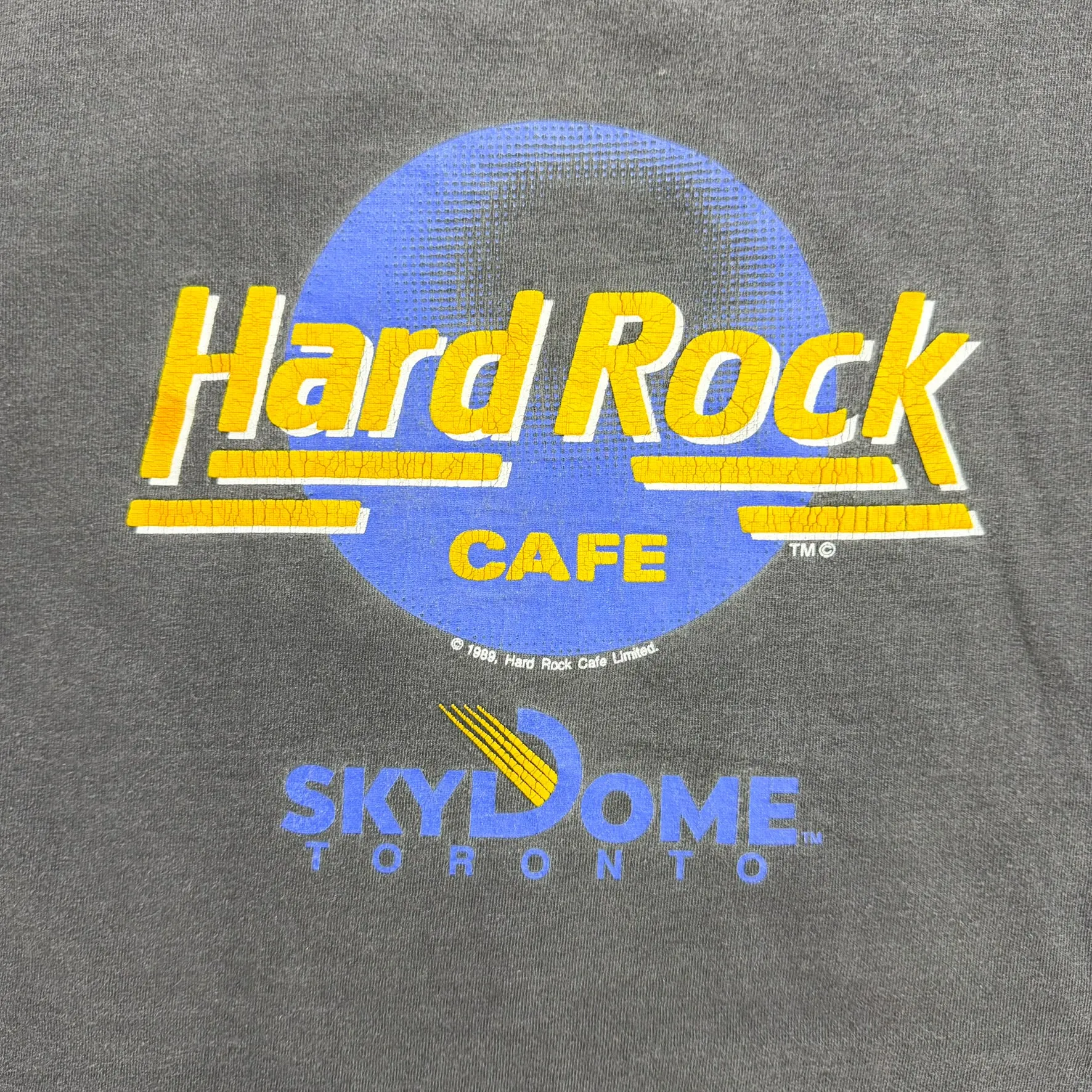 F- Vintage '89 Hard Rock Cafe SkyDome Toronto Made In USA Graphic Tee sold by HG Vintage product image thumbnail 2