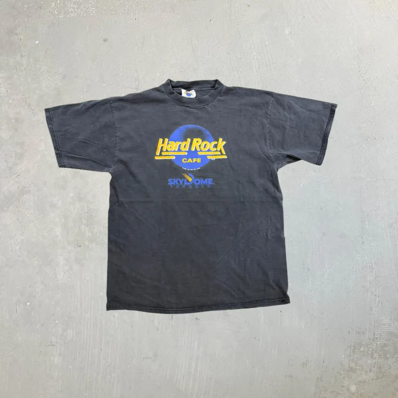 F- Vintage '89 Hard Rock Cafe SkyDome Toronto Made In USA Graphic Tee sold by HG Vintage