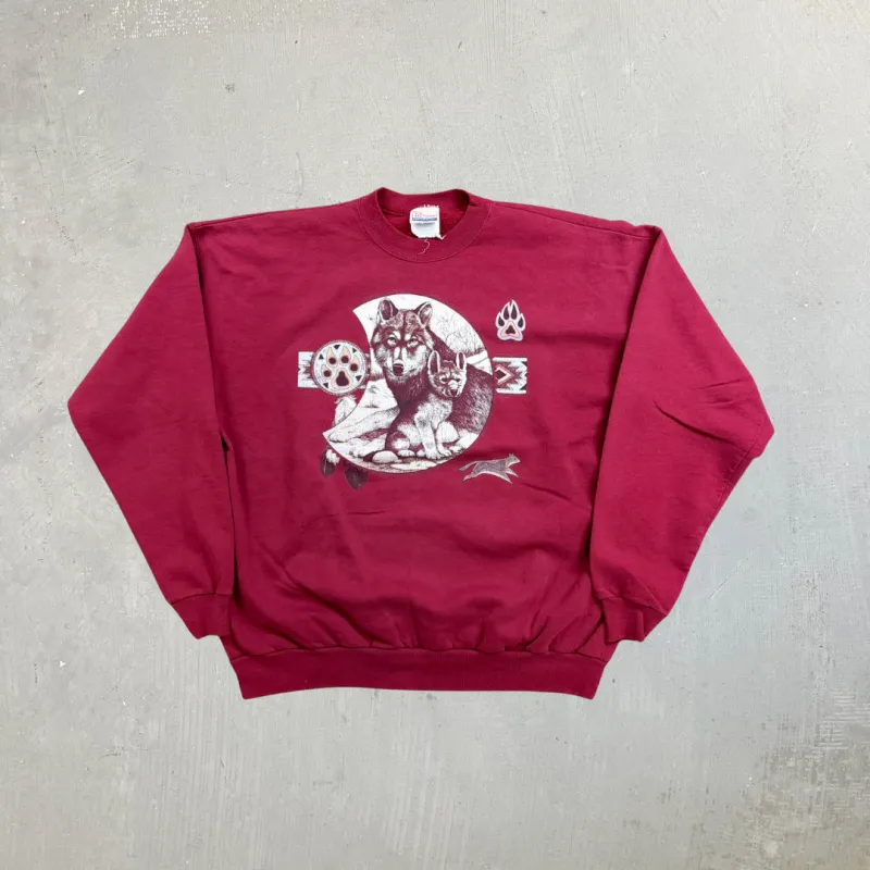 F- Vintage Hanes Comfortblend Idaho Wolves Graphic Crewneck sold by HG Vintage