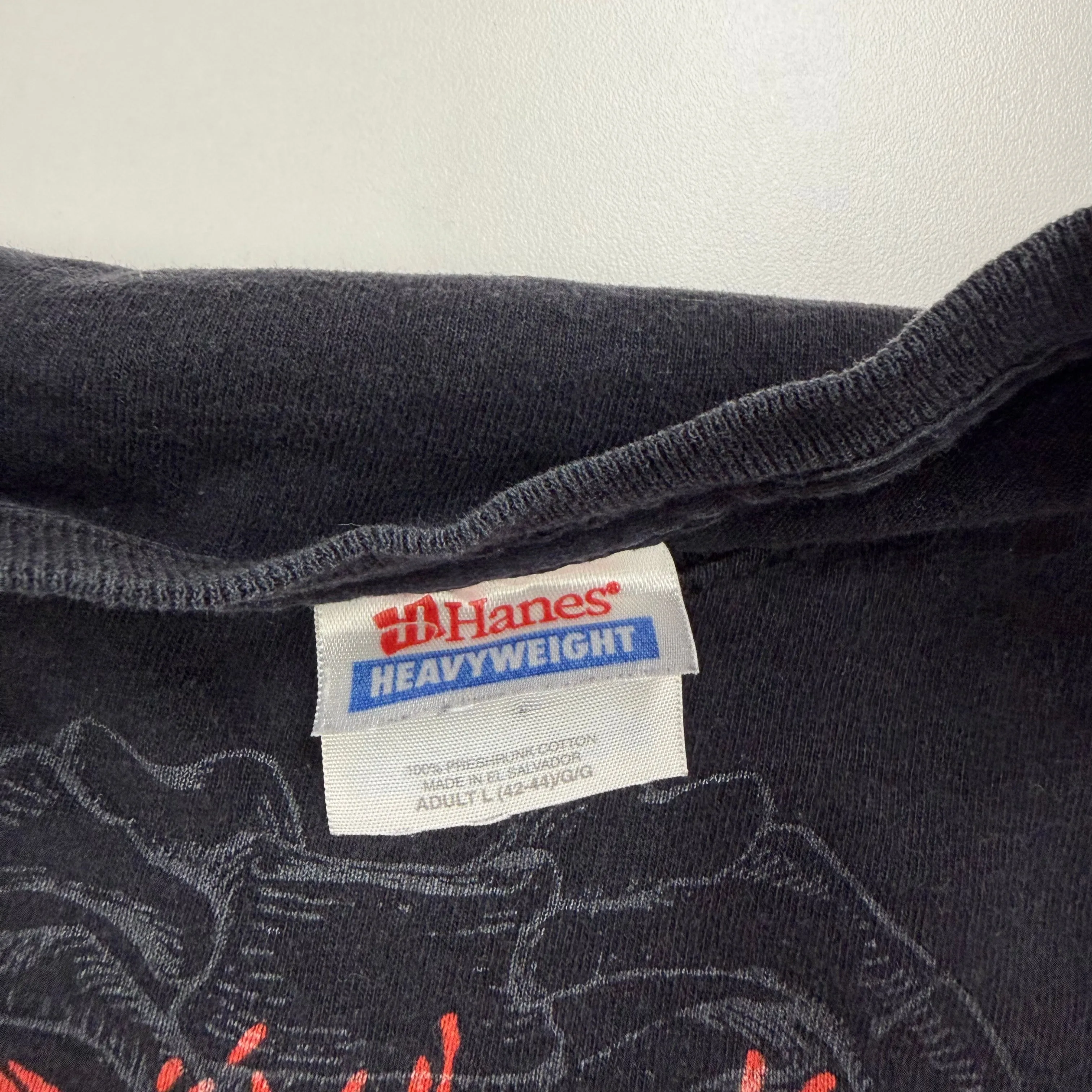 F- Vintage Metallica Text & Skeleton Graphic Hanes Heavyweight Tee sold by HG Vintage product image thumbnail 3