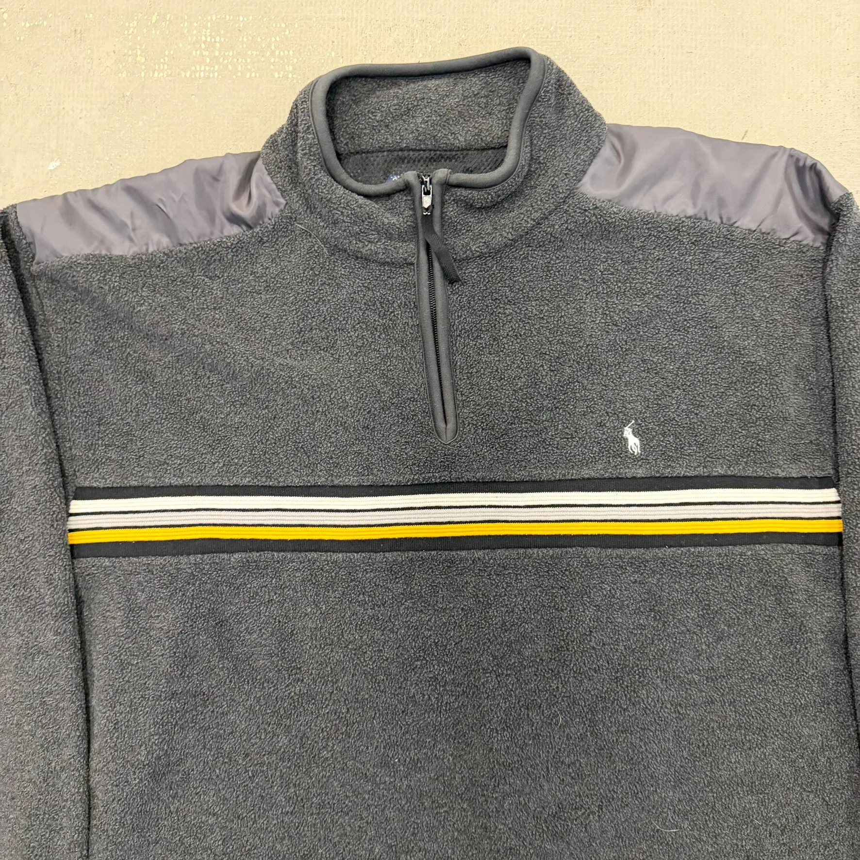 F- Vintage Polo Ralph Lauren Quarter Zip Horse Polar Fleece sold by HG Vintage product image thumbnail 2