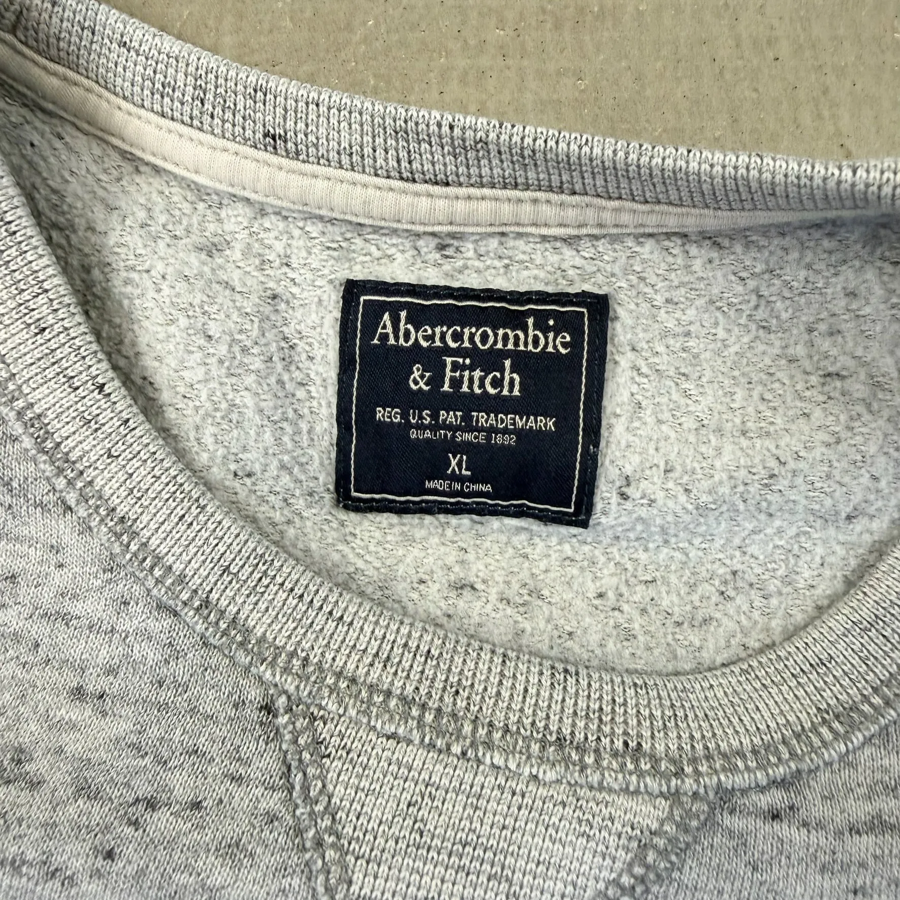 F- Vintage Abercrombie & Fitch Embroidered Text Crewneck sold by HG Vintage product image thumbnail 3