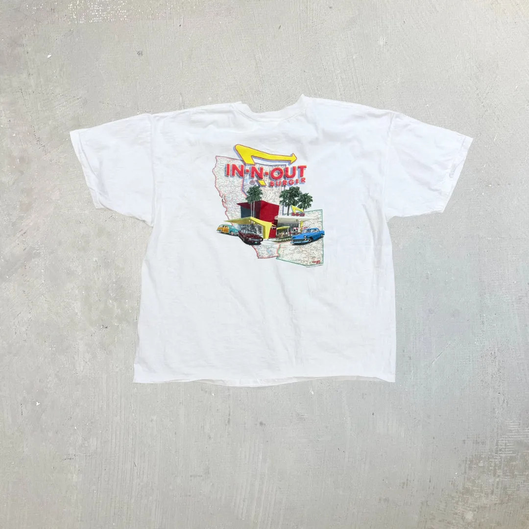 F- Vintage '00 In n Out Las Vegas Map & Car Graphic Hanes Beefy Tee sold by HG Vintage product image thumbnail 3