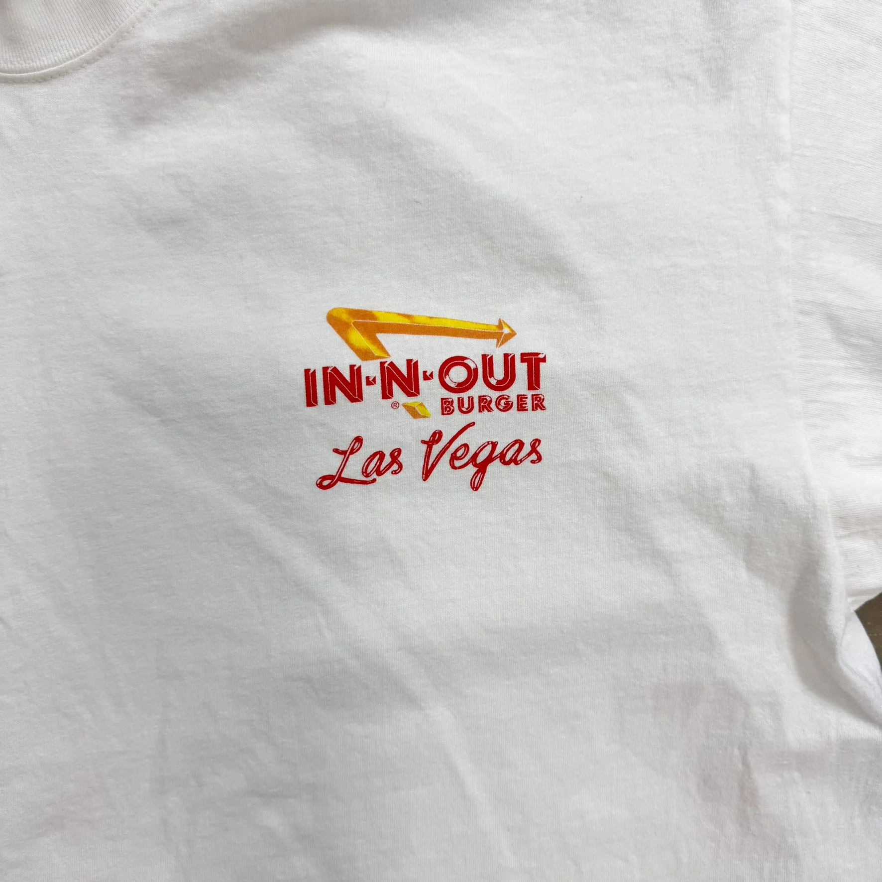 F- Vintage '00 In n Out Las Vegas Map & Car Graphic Hanes Beefy Tee sold by HG Vintage product image thumbnail 2