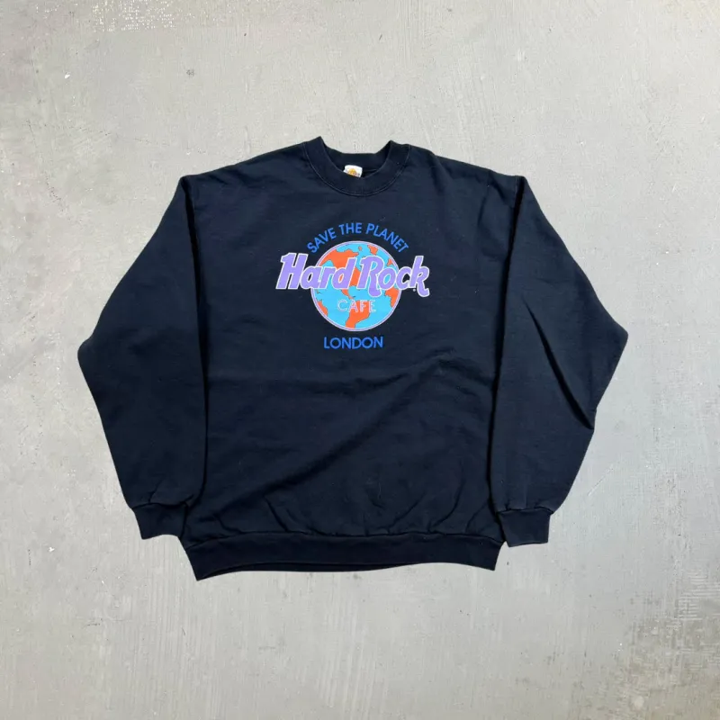F- Vintage Hard Rock Cafe London Logo Crewneck sold by HG Vintage
