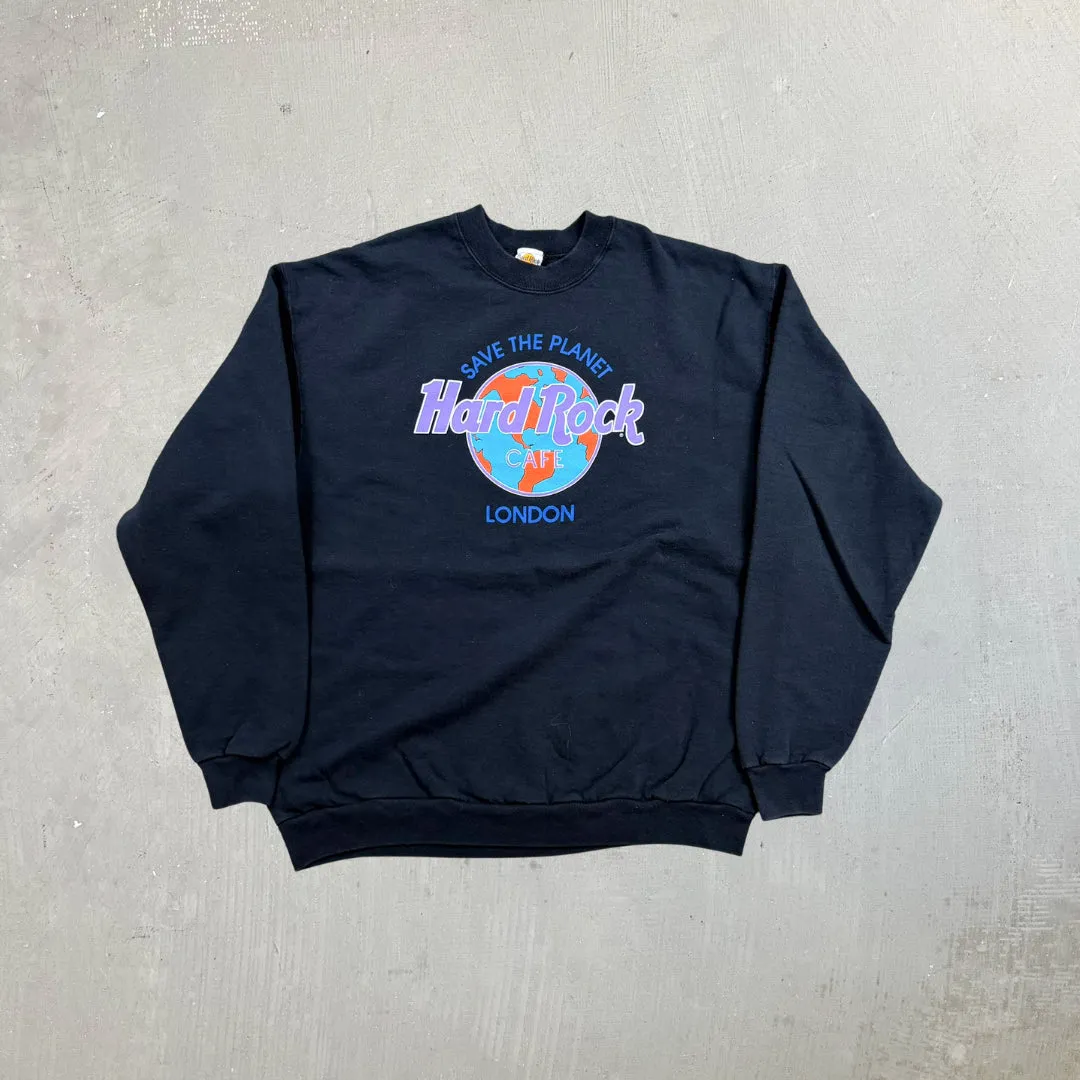 F- Vintage Hard Rock Cafe London Logo Crewneck sold by HG Vintage