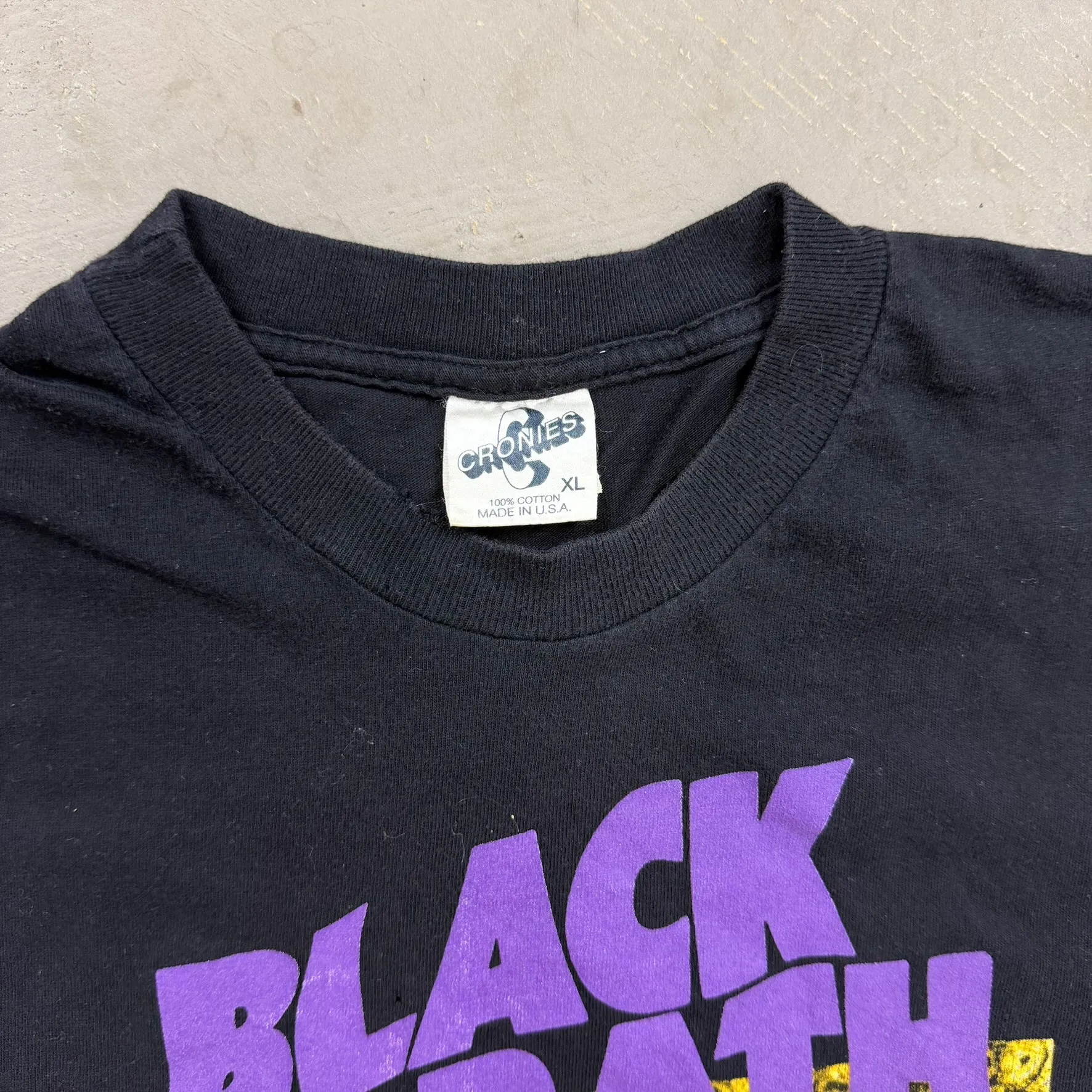 F- Vintage Black Sabbath Picture Tour Single Stitch Made In USA Tee sold by HG Vintage product image thumbnail 5
