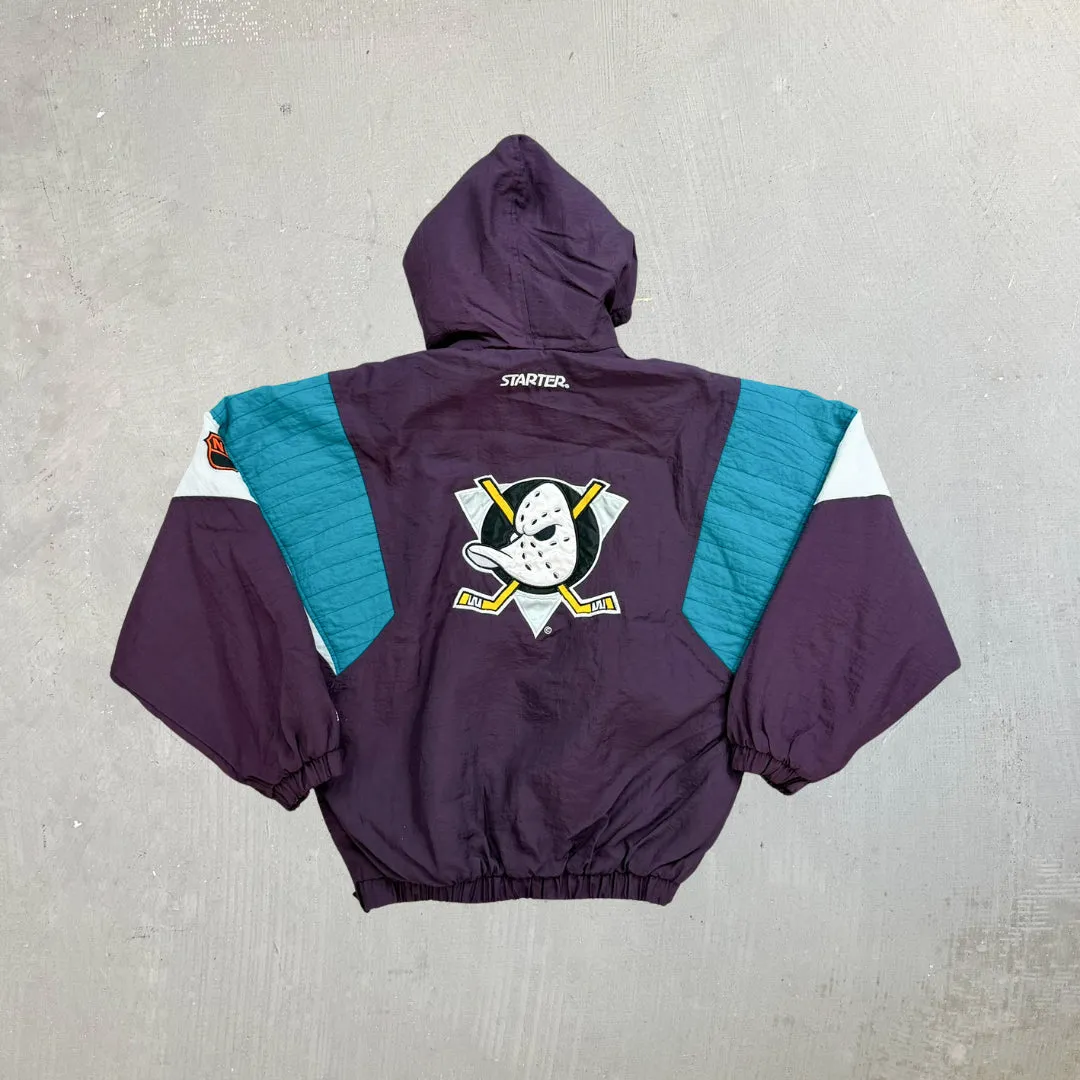 F- Vintage Anaheim Mighty Ducks NHL Starter Anorak Winter Jacket sold by HG Vintage product image thumbnail 3