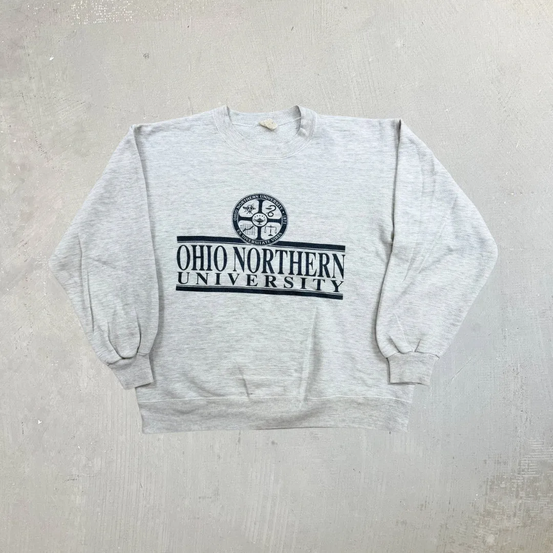 F- Vintage Ohio Northern University Text Crewneck sold by HG Vintage