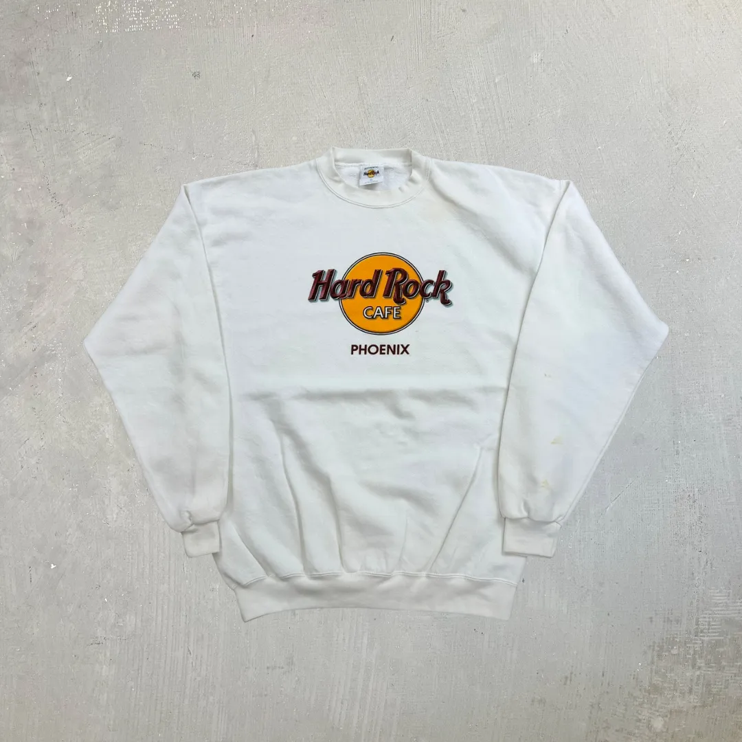 F- Vintage Hard Rock Cafe Phoenix Arizona Logo Crewneck sold by HG Vintage