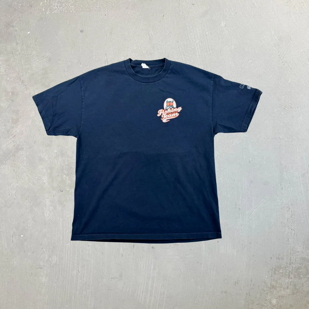 F- Vintage Hooters Fishing Team Mermaid Graphic Tee sold by HG Vintage