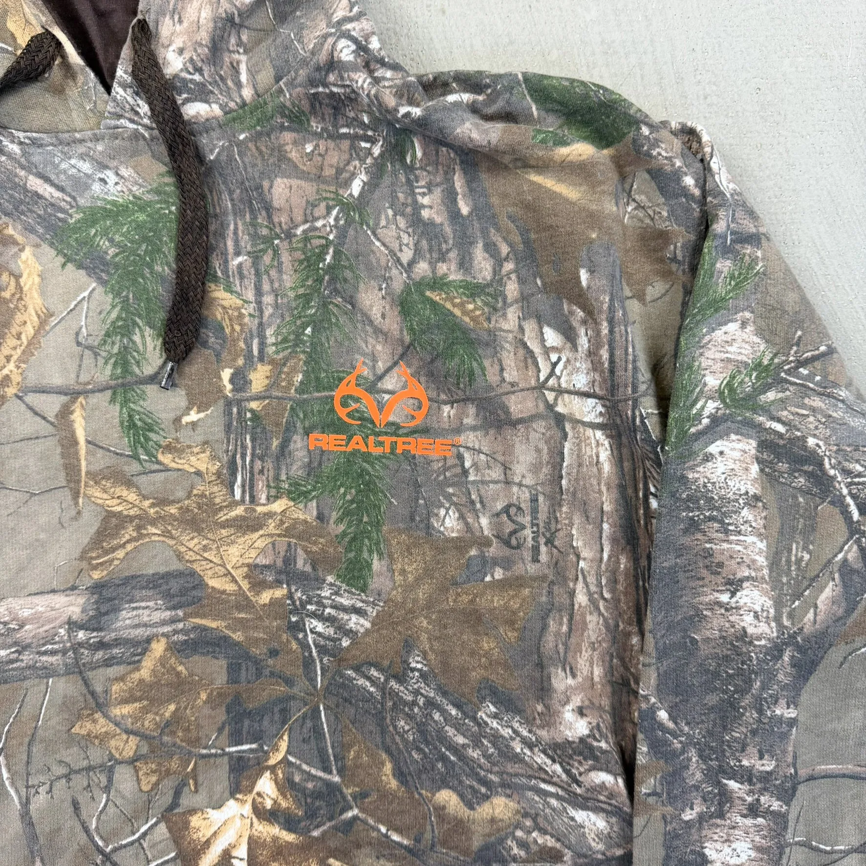F- Real Tree Orange Logo Hoodie sold by HG Vintage product image thumbnail 3