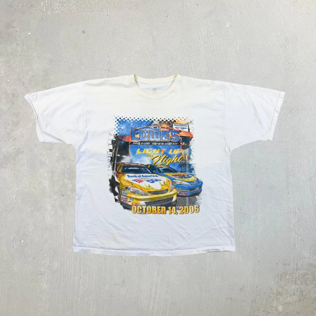 F- '06 Nascar Lowes Motorspeedway Light Up The Night Graphic Tee sold by HG Vintage