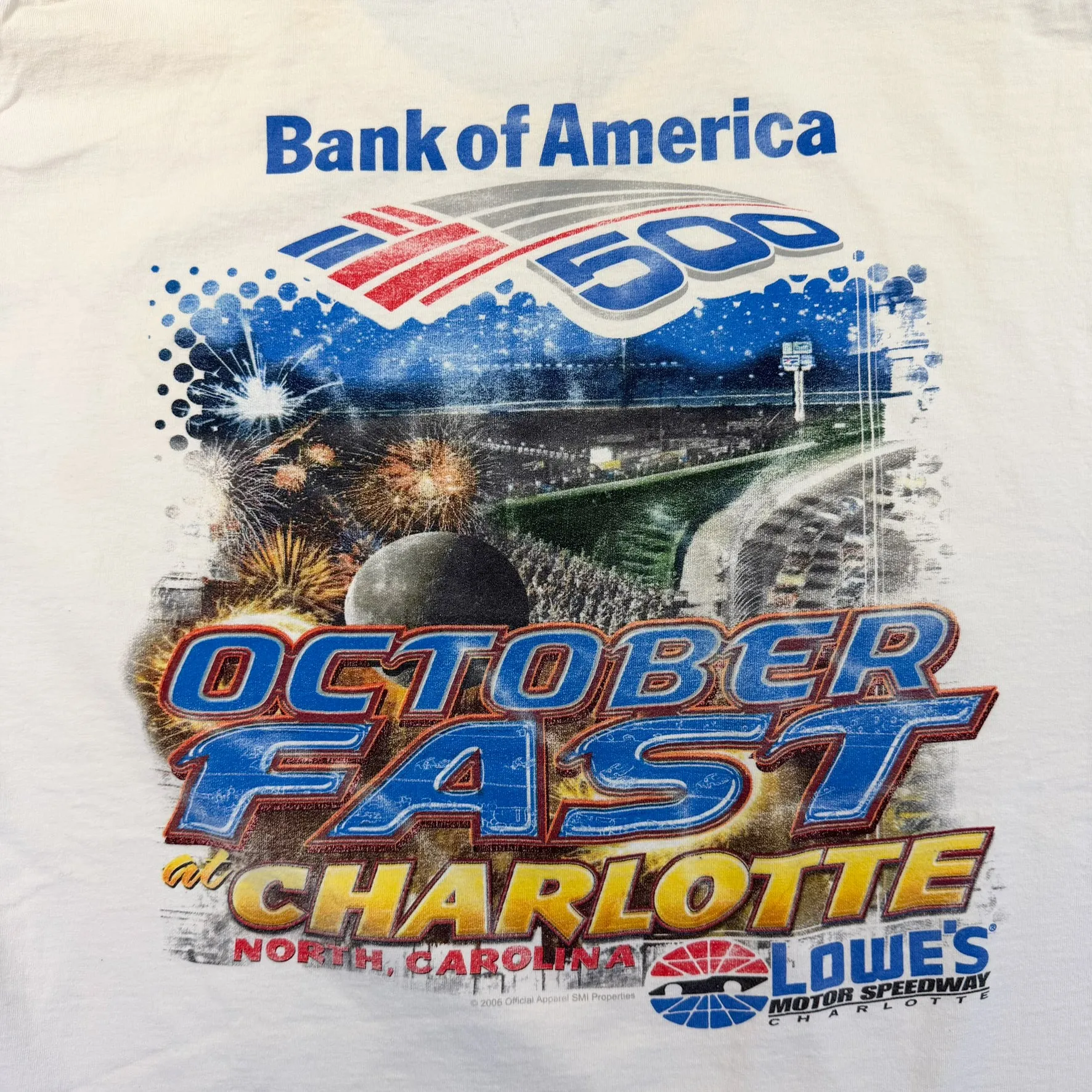 F- '06 Nascar Lowes Motorspeedway Light Up The Night Graphic Tee sold by HG Vintage product image thumbnail 4