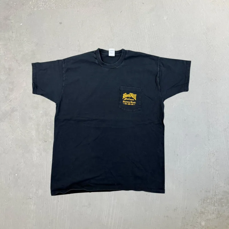 F- Vintage '95 Boothill Saloon Daytona Beach Graphic Pocket Tee sold by HG Vintage