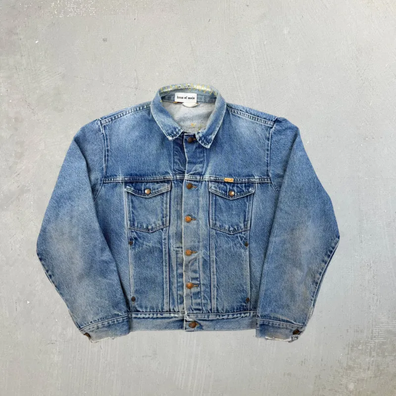 F- HOM Rustler Tupac Reworked Denim Jacket sold by HG Vintage