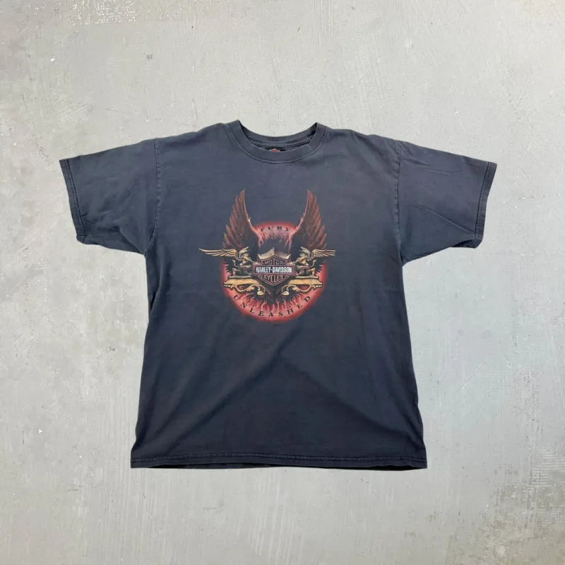 F- Vintage '03 Harley Davidson Edmonton Canada Graphic Tee sold by HG Vintage