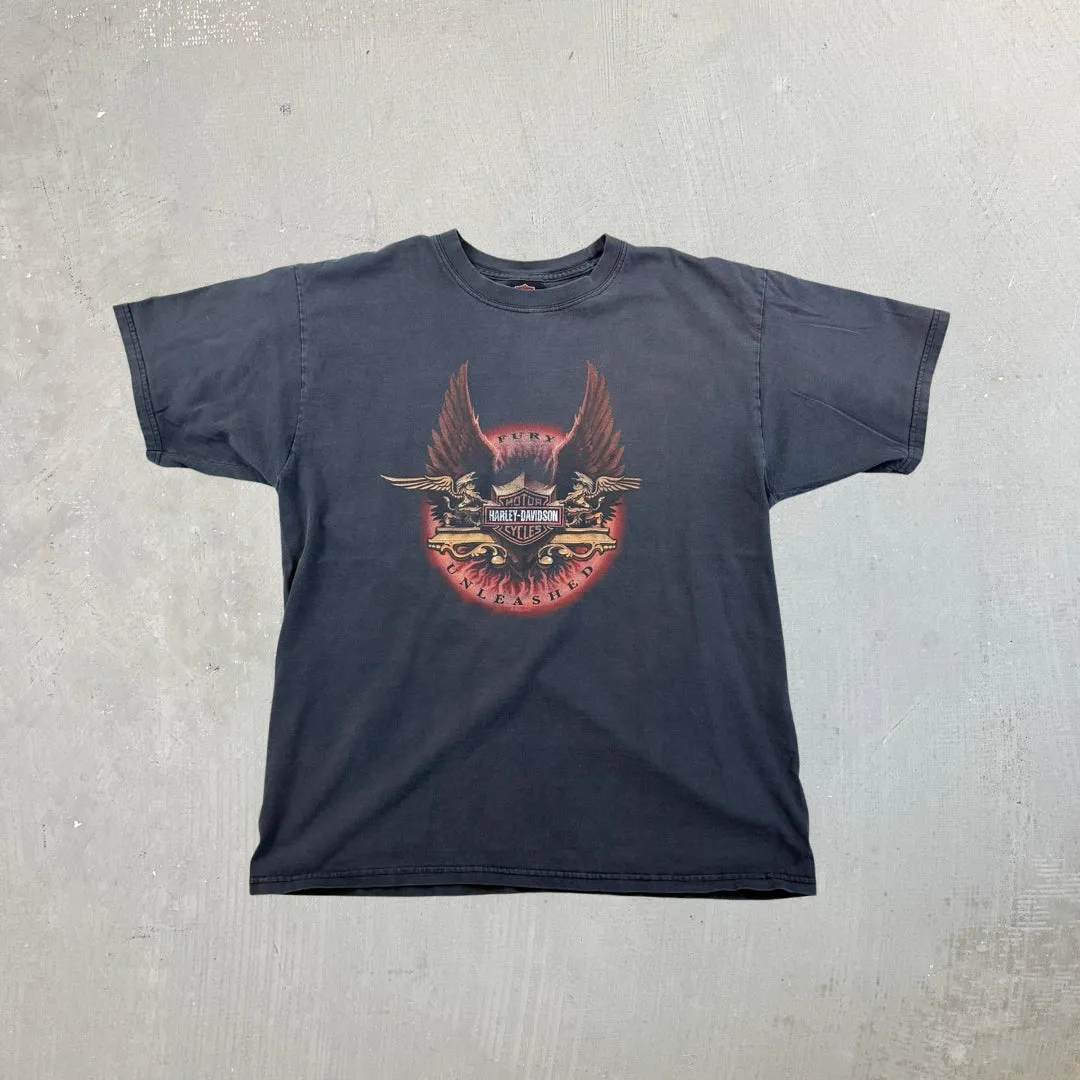 F- Vintage '03 Harley Davidson Edmonton Canada Graphic Tee sold by HG Vintage