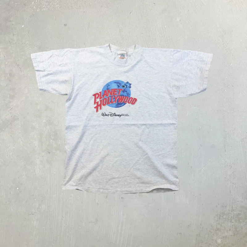 F- Vintage Planet Hollywood Walt Disney World Logo Made In USA Tee sold by HG Vintage