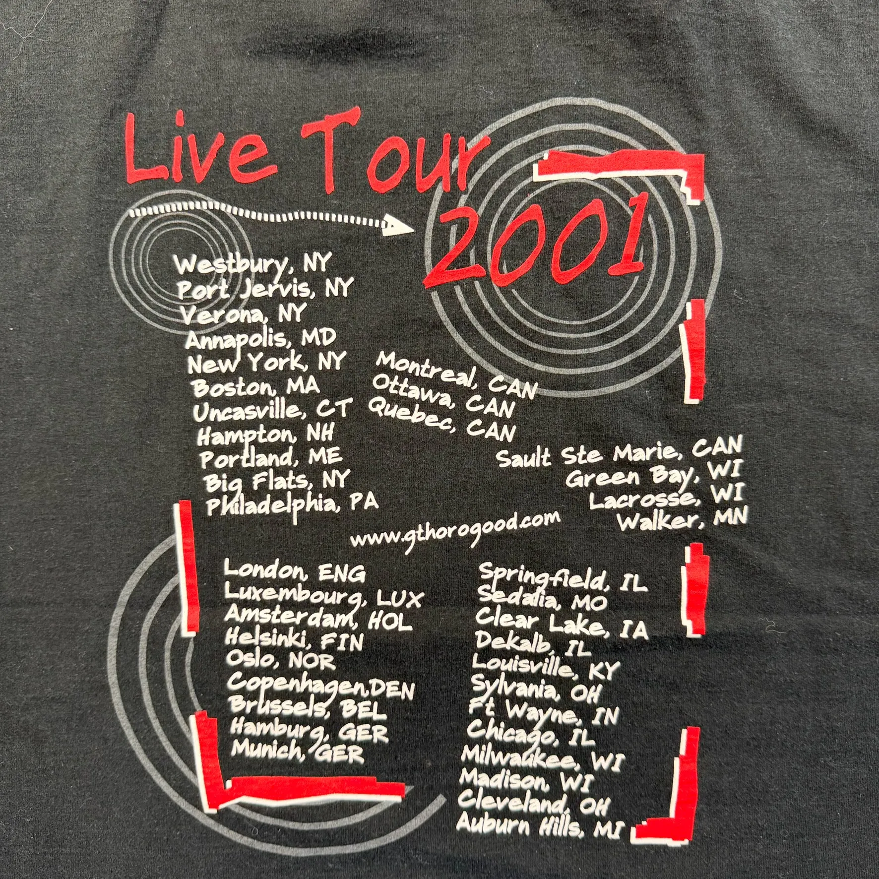 F- Vintage '01 George Thorogood & The Destroyers Picture Tour Tee sold by HG Vintage product image thumbnail 4