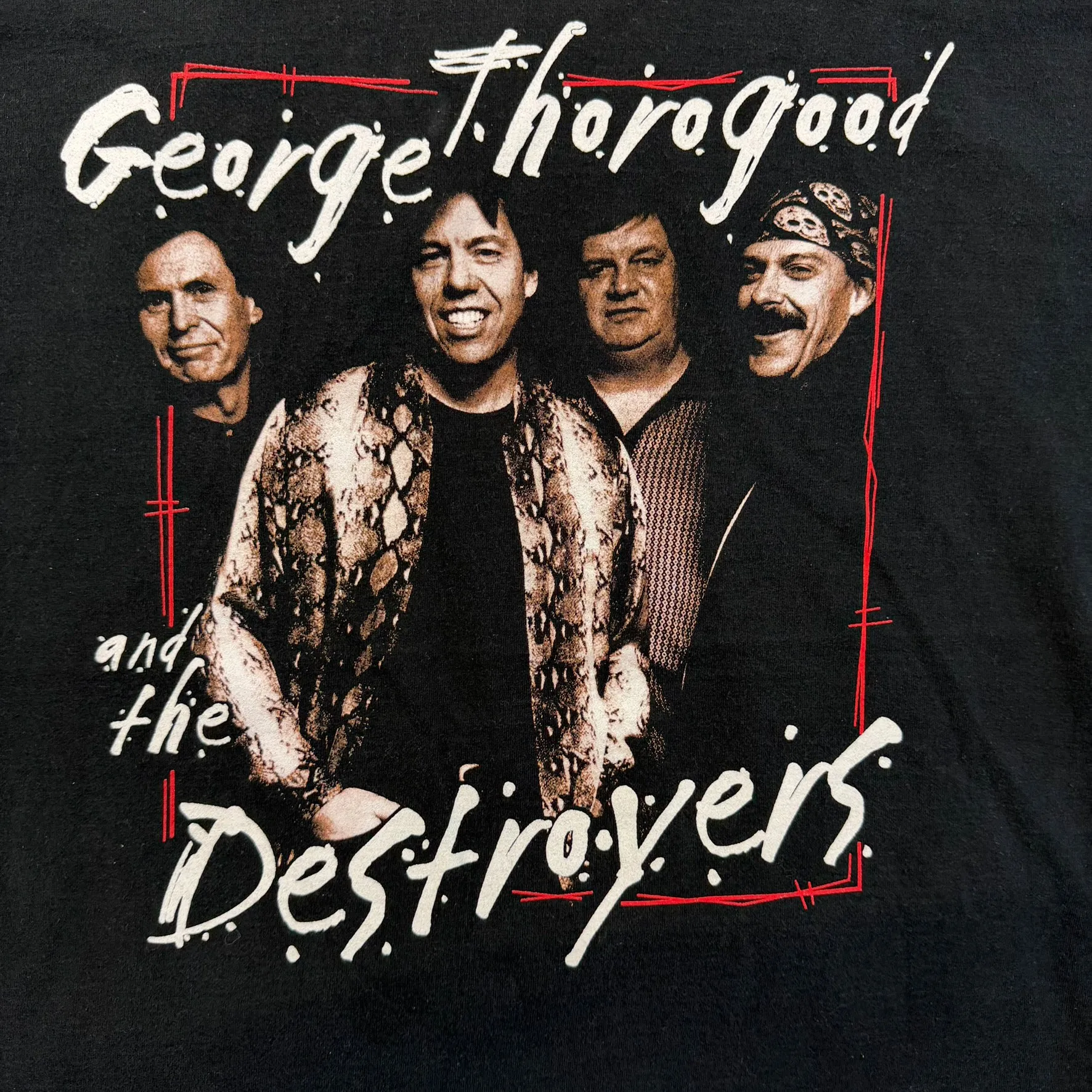 F- Vintage '01 George Thorogood & The Destroyers Picture Tour Tee sold by HG Vintage product image thumbnail 2