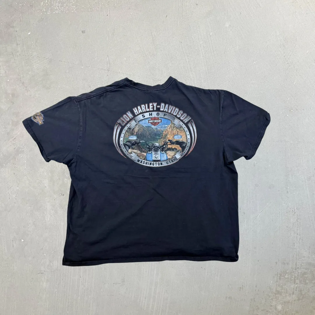 F- Vintage Harley Davidson Washington Utah Graphic Tee sold by HG Vintage product image thumbnail 4