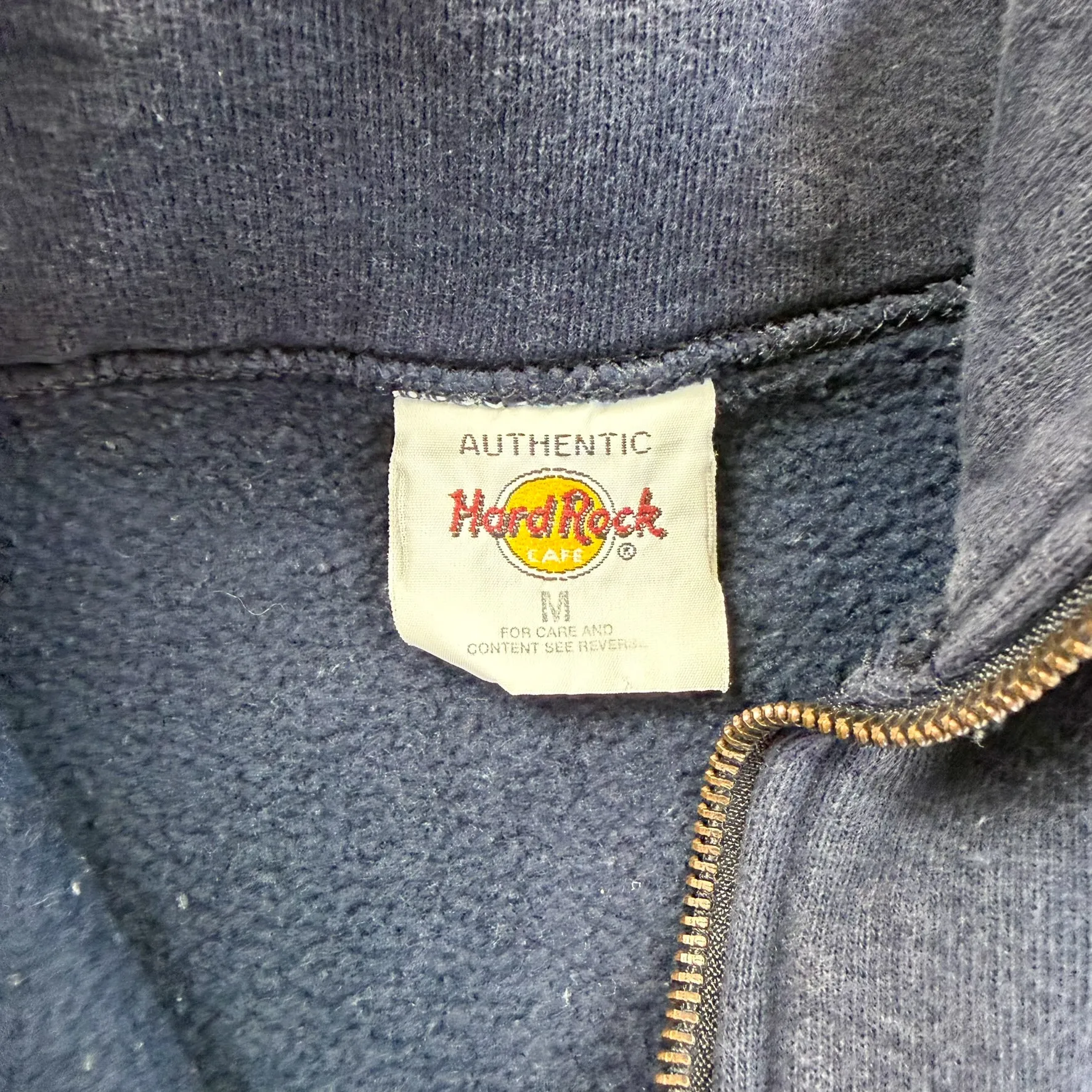 F- Vintage Hard Rock Cafe Hollywood Quarter Zip Crewneck sold by HG Vintage product image thumbnail 3