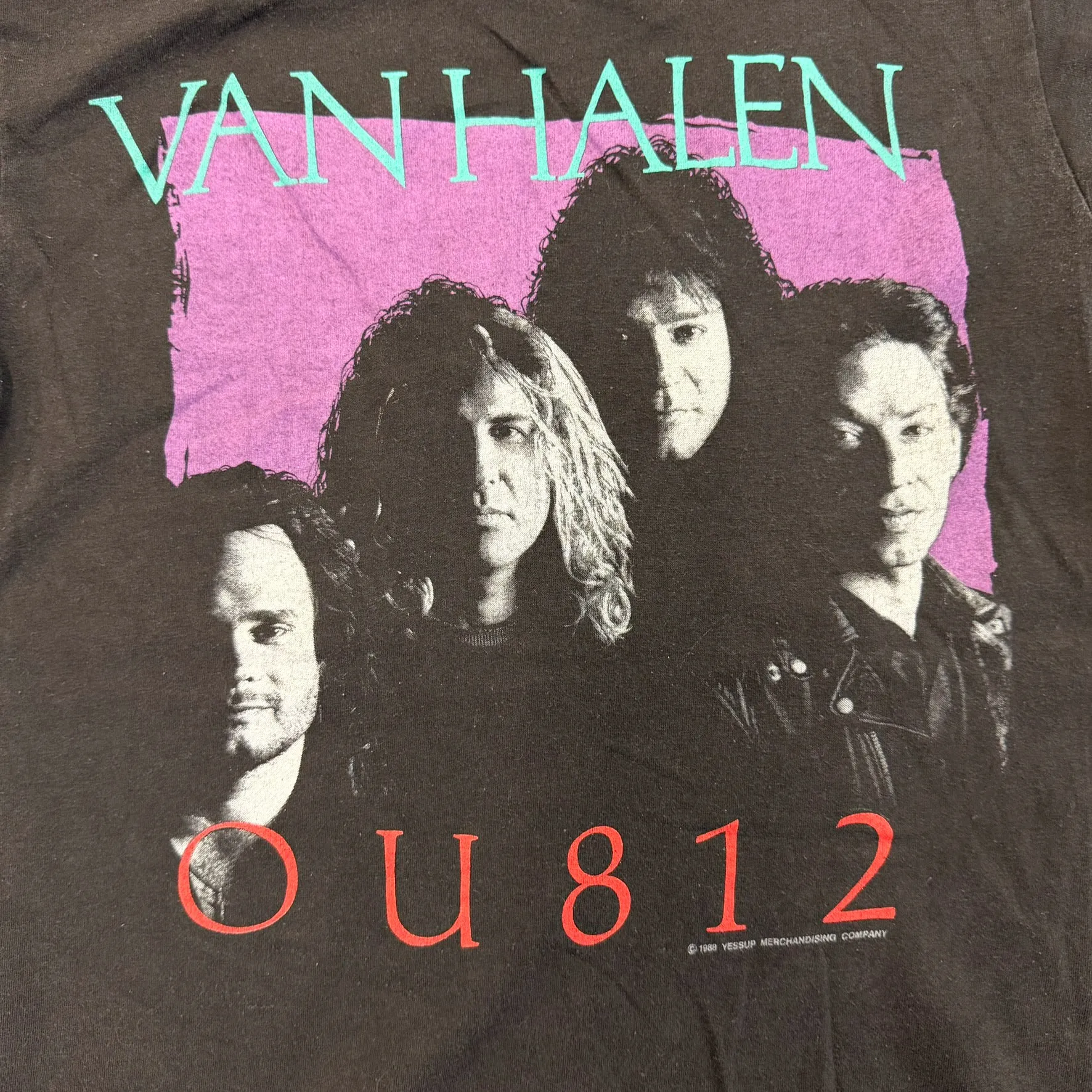 F- Vintage '88 Van Halen OU812 Tour Made In USA Single Stitch Tee sold by HG Vintage product image thumbnail 2