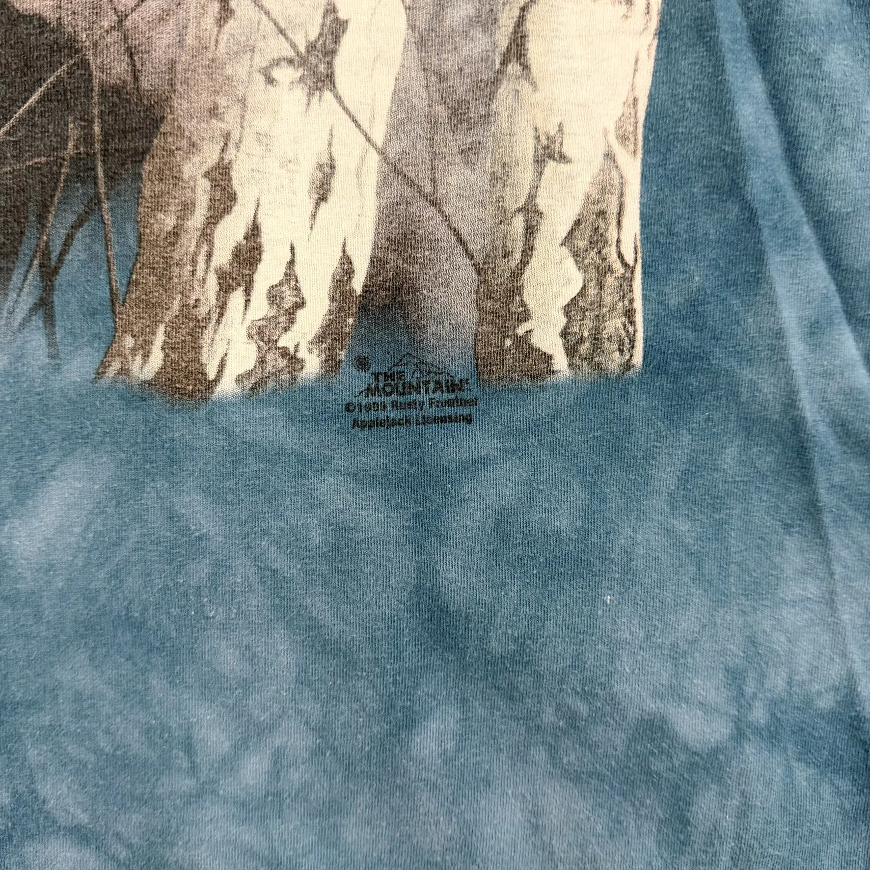 F- Vintage '99 The Mountain White Wolves Graphic Tee sold by HG Vintage product image thumbnail 3