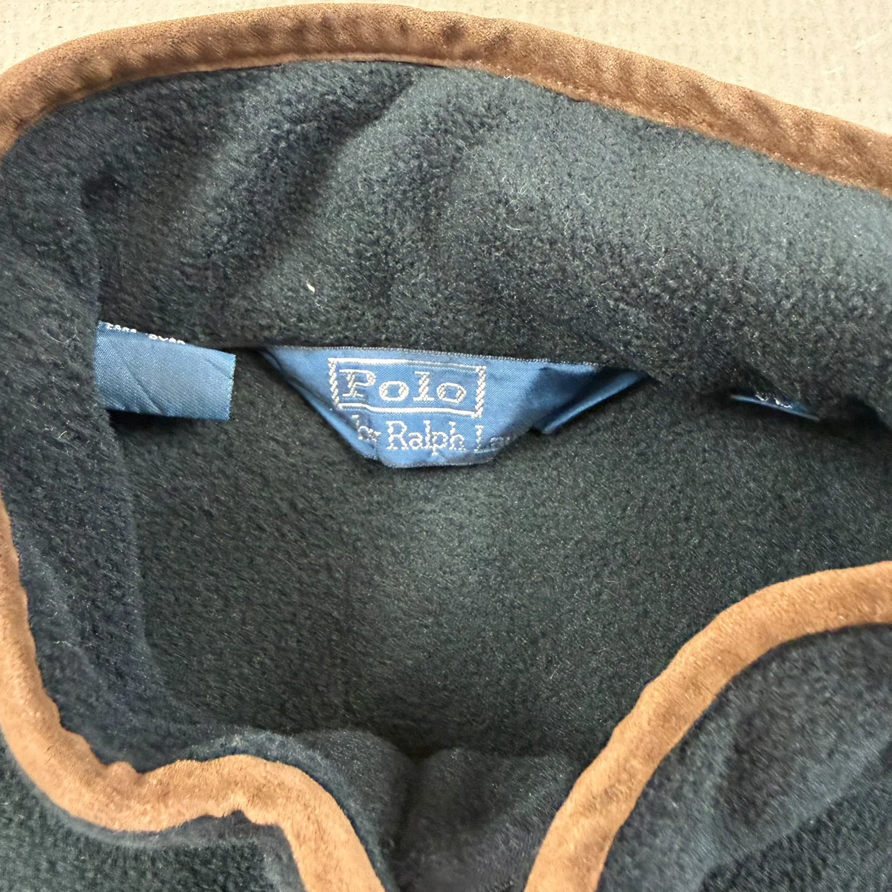 F- Vintage Polo Ralph Lauren Embroidered Horse Zip Up Polar Fleece sold by HG Vintage product image thumbnail 4