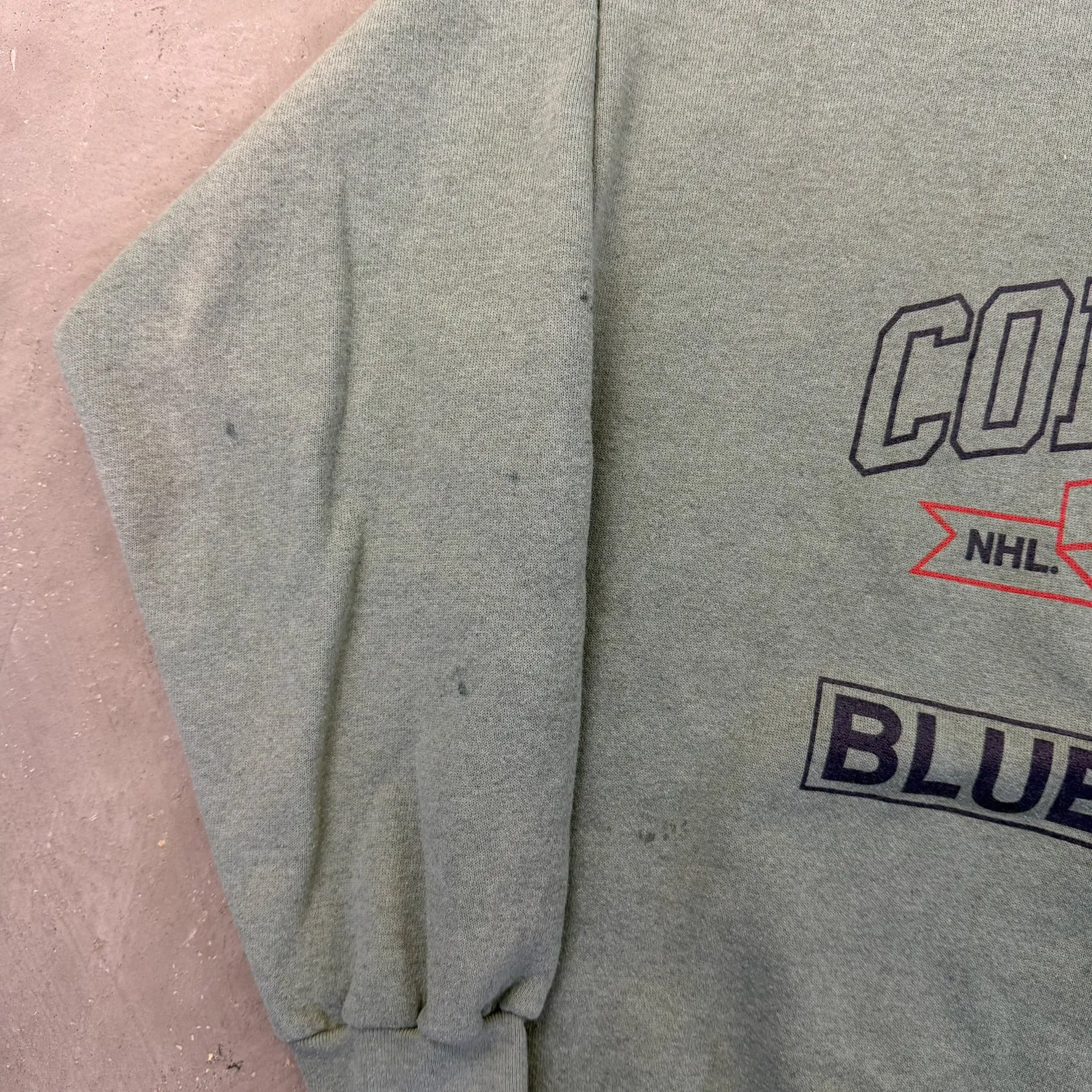 F- Vintage Columbus Blue Jackets NHL Graphic & Text Crewneck sold by HG Vintage product image thumbnail 3