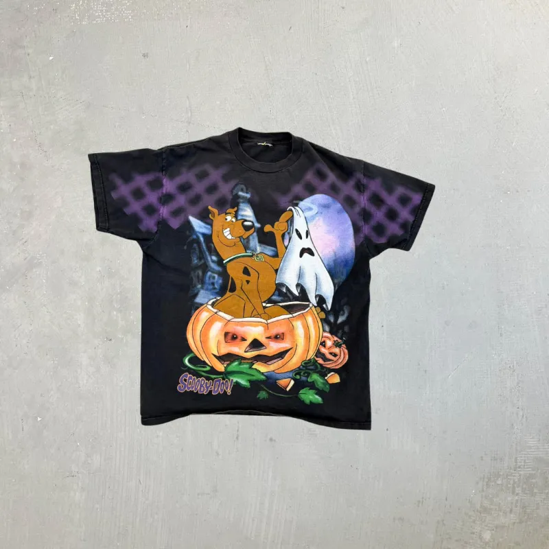 F- Vintage Scooby Doo Halloween Pumpkin Graphic Tee sold by HG Vintage