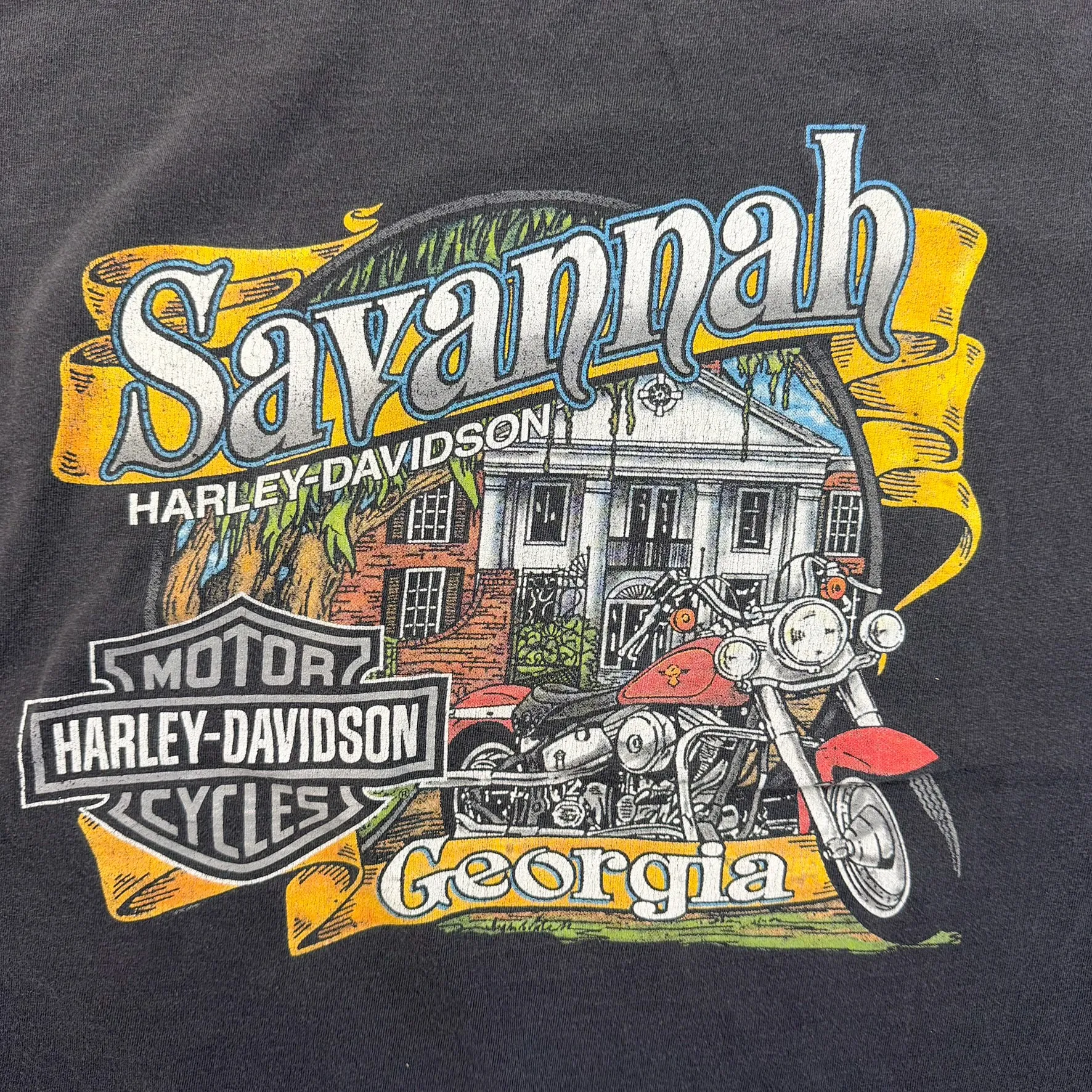 F- Vintage '03 Harley Davidson Savannah Graphic Pocket Tee sold by HG Vintage product image thumbnail 4