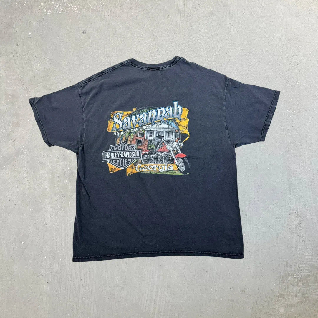 F- Vintage '03 Harley Davidson Savannah Graphic Pocket Tee sold by HG Vintage product image thumbnail 3