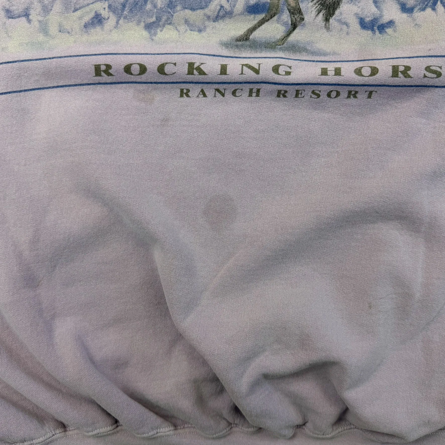 F- Vintage Rocking Horse Ranch Resort Horse Crewneck sold by HG Vintage product image thumbnail 3